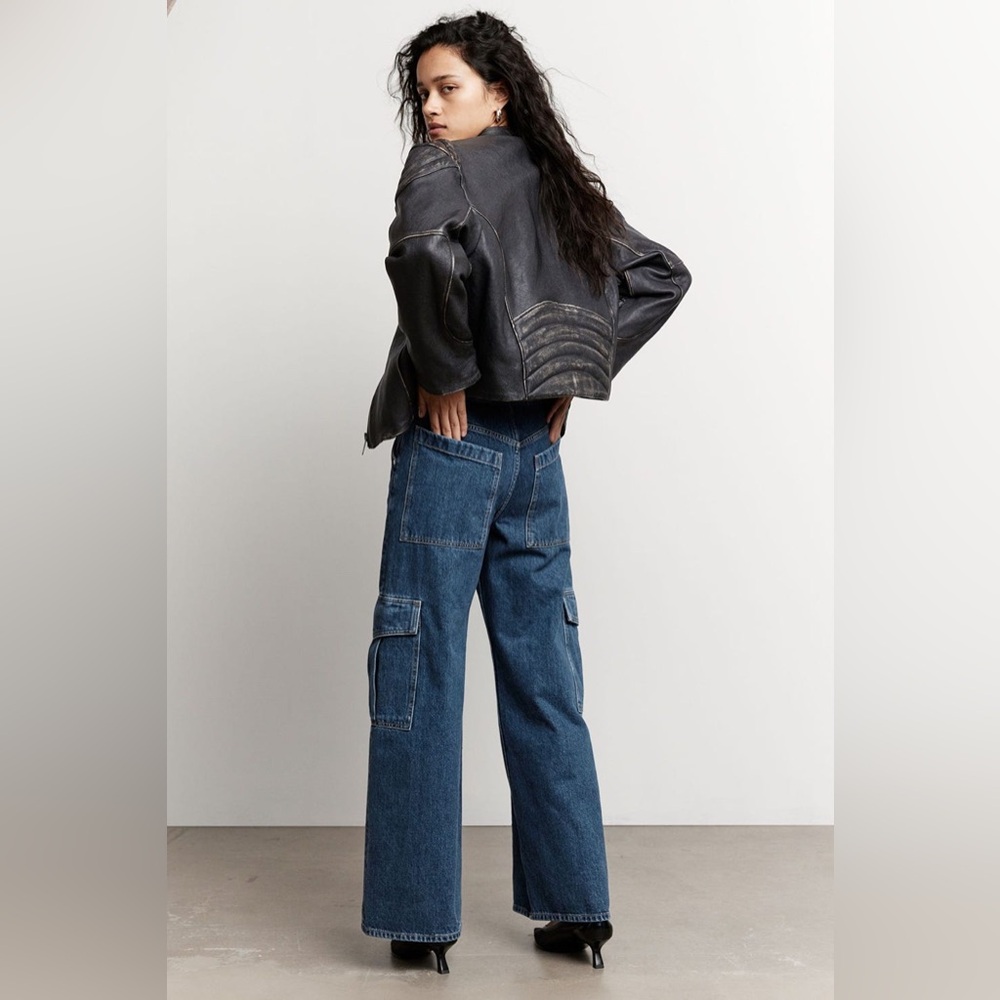 &‎ Another Stories Relaxed Cargo Jeans Size 0